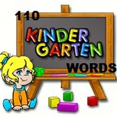 110 Kindergarten Spelling Words (Not Finished Yet)